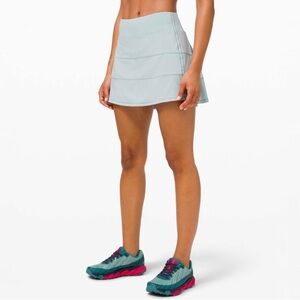 Lululemon Pace Rival Skirt Skort (Tall) 4-Way Stretch 15” in Hazy Jade